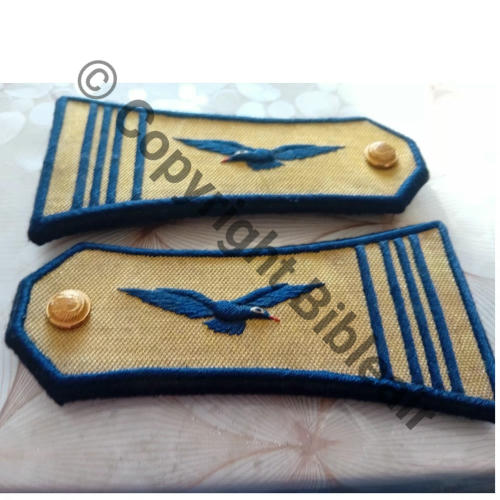 EPAULETTE SPENCER CDT  CHAROGNARD EN RELIEF Fixation pressions Src.foxbob80 35Eur03.25 